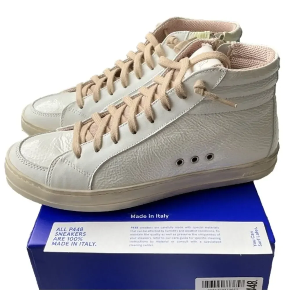 P448 Women's Skate Medusa High-Top Sneakers Size 7 EURO 37 NEW NIB